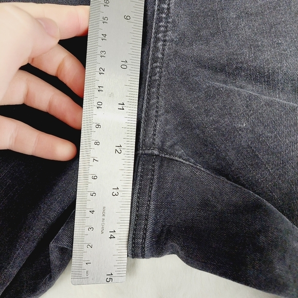 Lane Bryant High Rise Girlfriend Straight Jeans Womens Black Cotton Denim P1291 - Picture 5 of 9